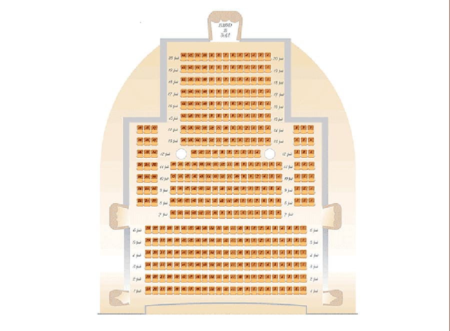 Театр музкомедии схема зала