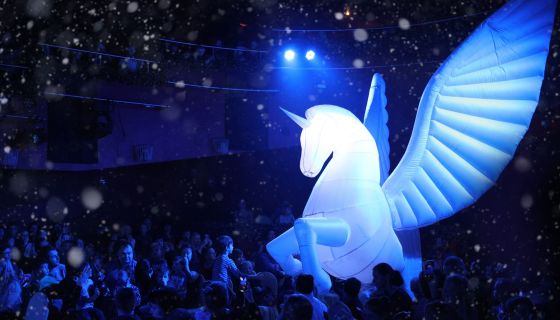 Шоу «Лунозавр в космосе. Новогодняя версия»