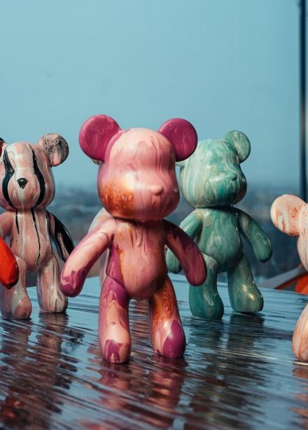 Роспись мишек Bearbrick