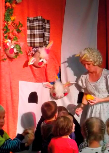 Сказка-игра "Волк и семеро козлят" (Арт-центр Чеширский Кот)