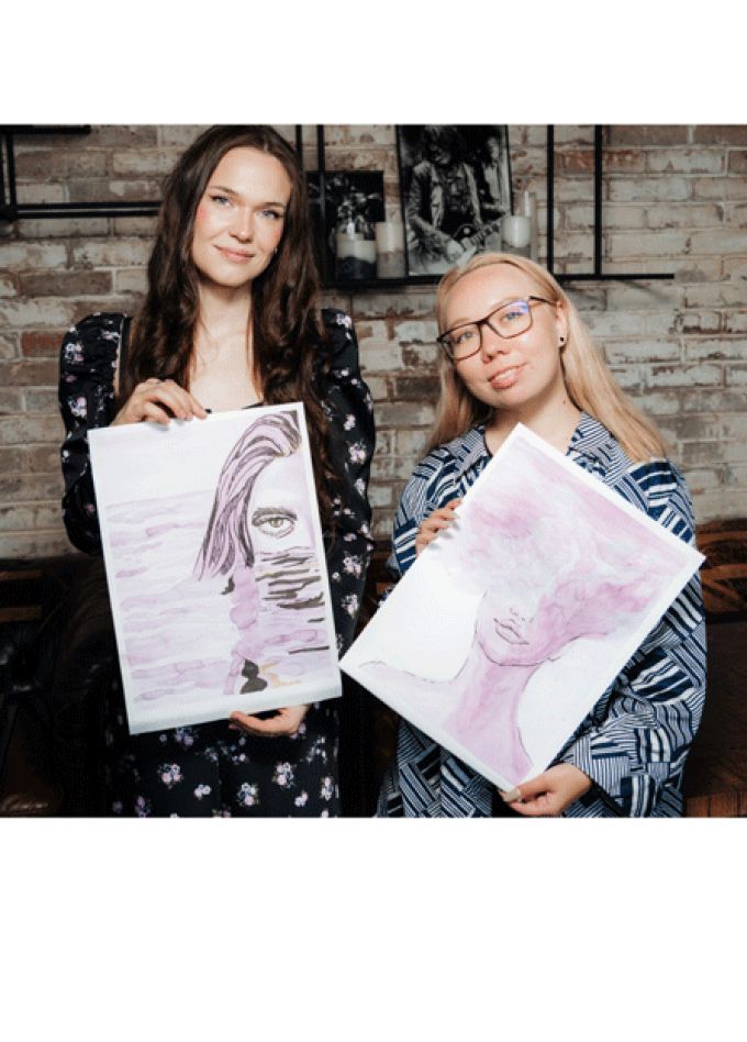 Арт-вечеринка Artvibes. Рисуем вином с видом на Исакий