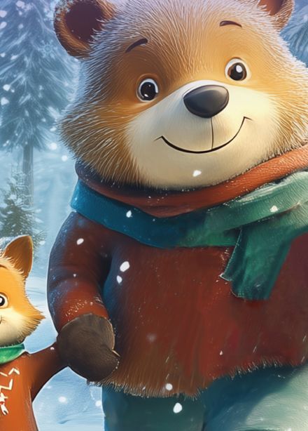 В гостях у Мишки и Лисички