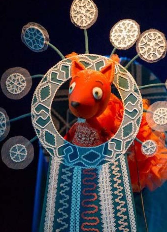 Солнышко и снежные человечки и Новогодняя интермедия с Дедом Морозом и Снегурочкой