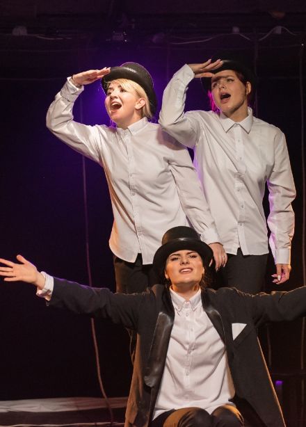 В открытом море