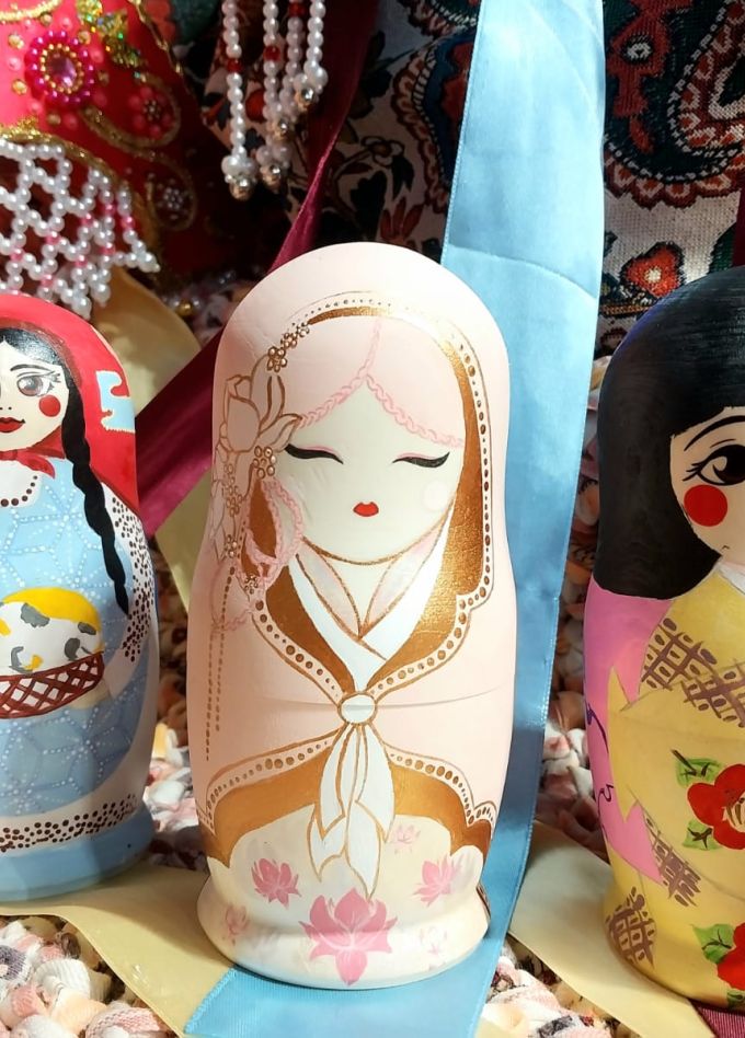 Роспись матрёшки с чаепитием