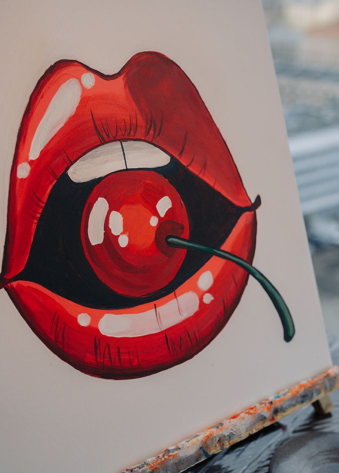 Арт-вечеринка Artvibes. Рисуем акрилом на холсте