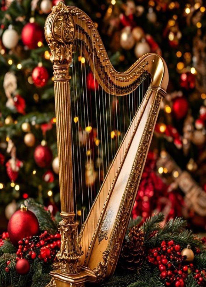 НОВОГОДНЯЯ МАГИЯ КЕЛЬТСКИХ АРФ. При свечах