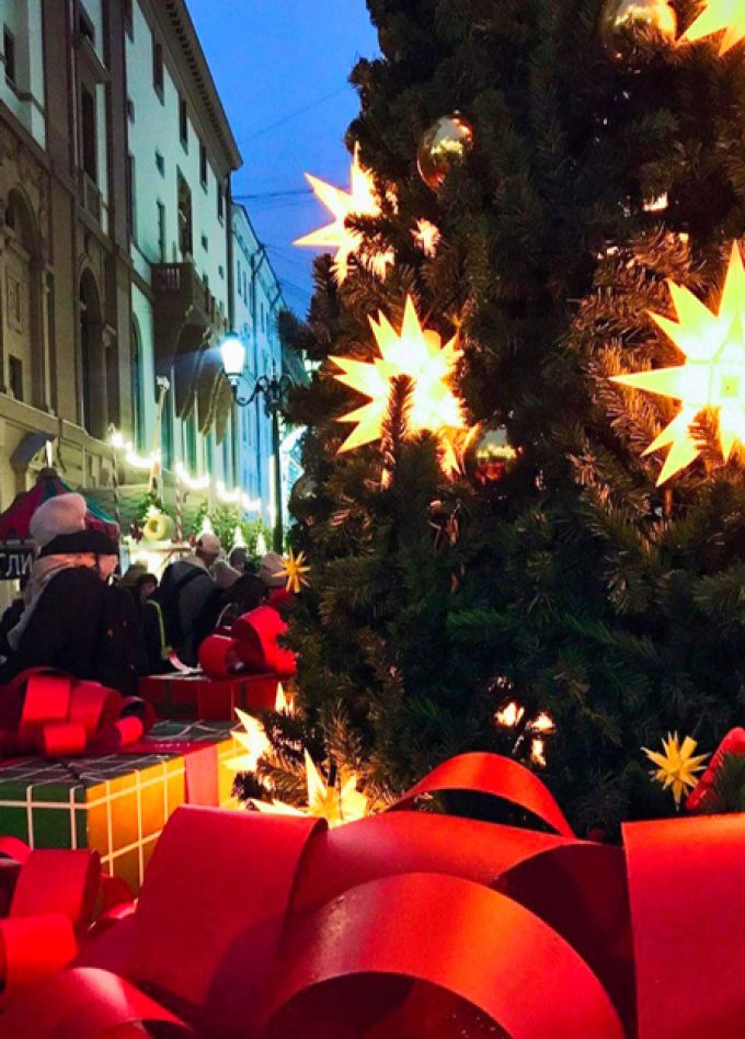 Новогодний Санкт-Петербург - автобусная экскурсия: ёлка у Эрмитажа, Невский, ярмарка