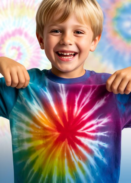 Мастер-класс "Роспись футболки в технике тай-дай"