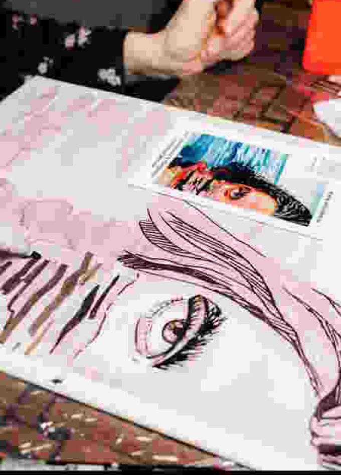 Арт-вечеринка Artvibes. Рисуем вином в ресторане "Be Italian Bistro"