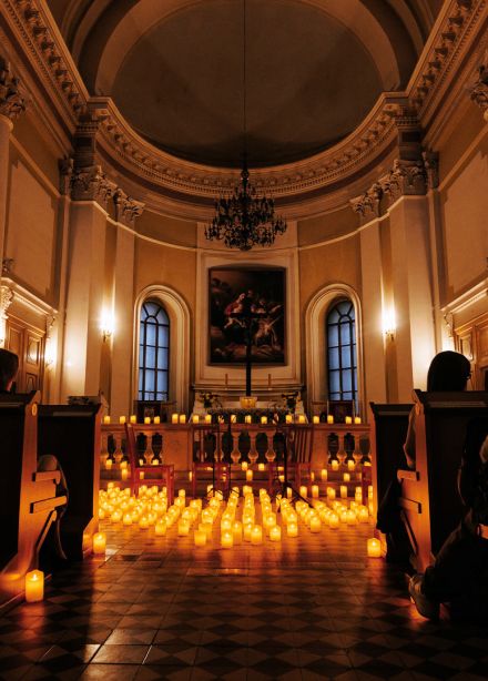 Иоганн Себастьян Бах в сиянии свечей