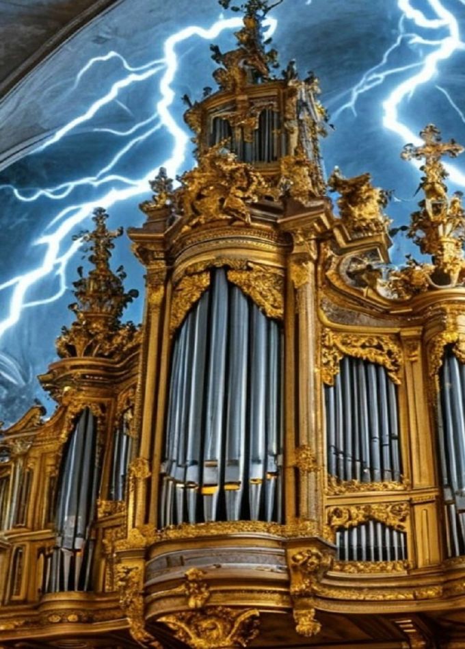 Рок-хиты на органе при свечах