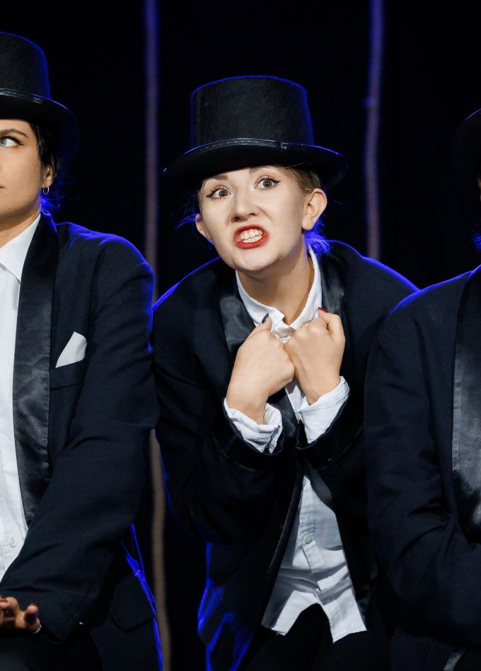 В открытом море