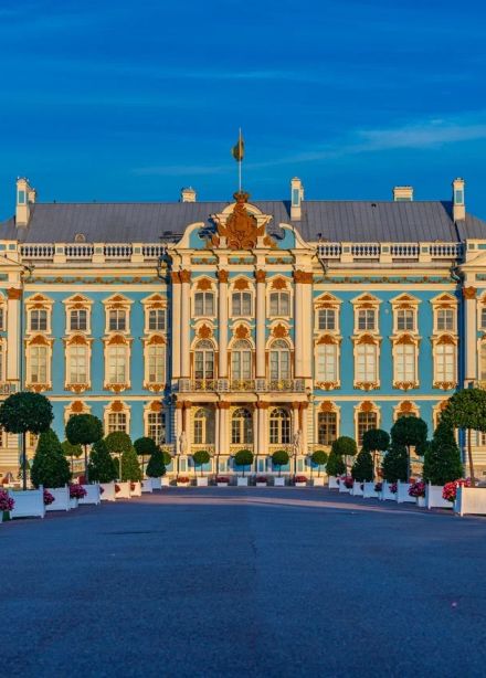 Пушкин. Екатерининский дворец с Янтарной комнатой