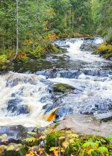 Природные сокровища Карелии: четыре водопада и однодневное плавание на ладье среди ладожских шхер