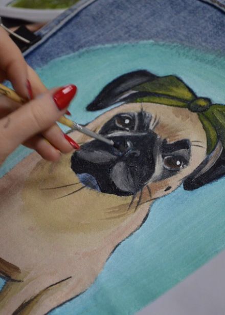 Роспись шопперов или одежды