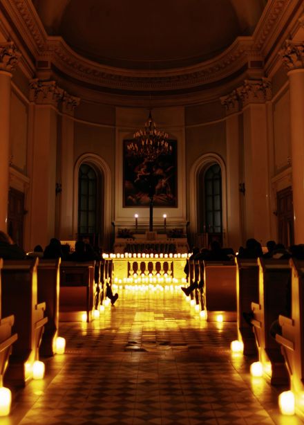 Органный концерт при свечах