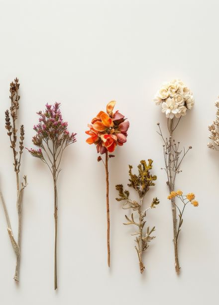 Гербарий в технике Тиффани