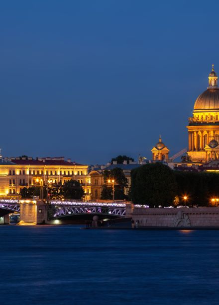 Северные острова, Финский залив и развод мостов на теплоходе