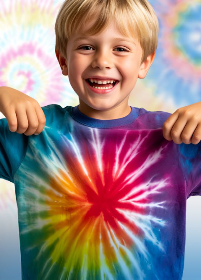 Мастер-класс "Роспись футболки в технике тай-дай"