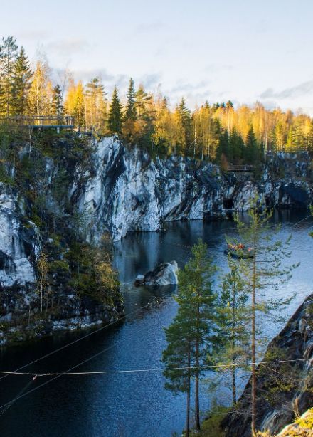 Горный парк Рускеала и водопады