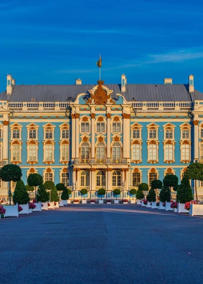 Пушкин. Екатерининский дворец с Янтарной комнатой + Феодоровский собор