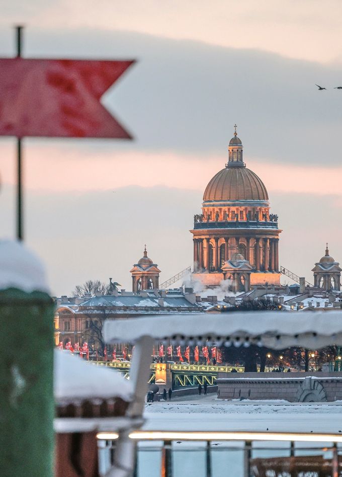 Обзорная экскурсия по Санкт-Петербургу с посещением смотровой площадки (колоннады) Исаакиевского собора